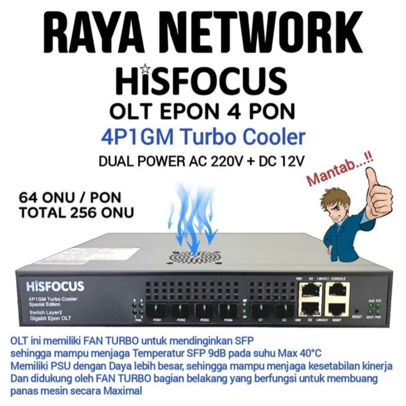 HISFOCUS OLT 4P 1G