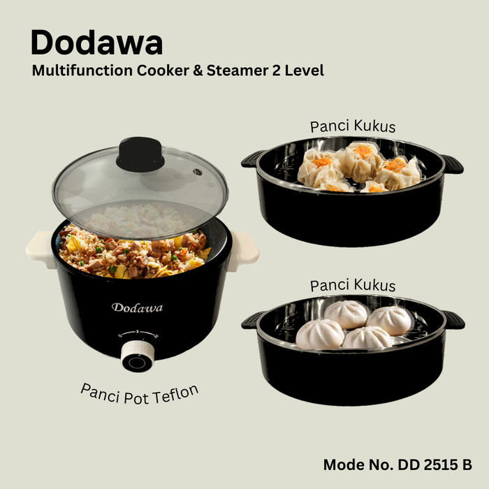 Electric Steamer 3 Level / Alat Kukus Dimsum 3 Tingkat / Mesin Kukusan