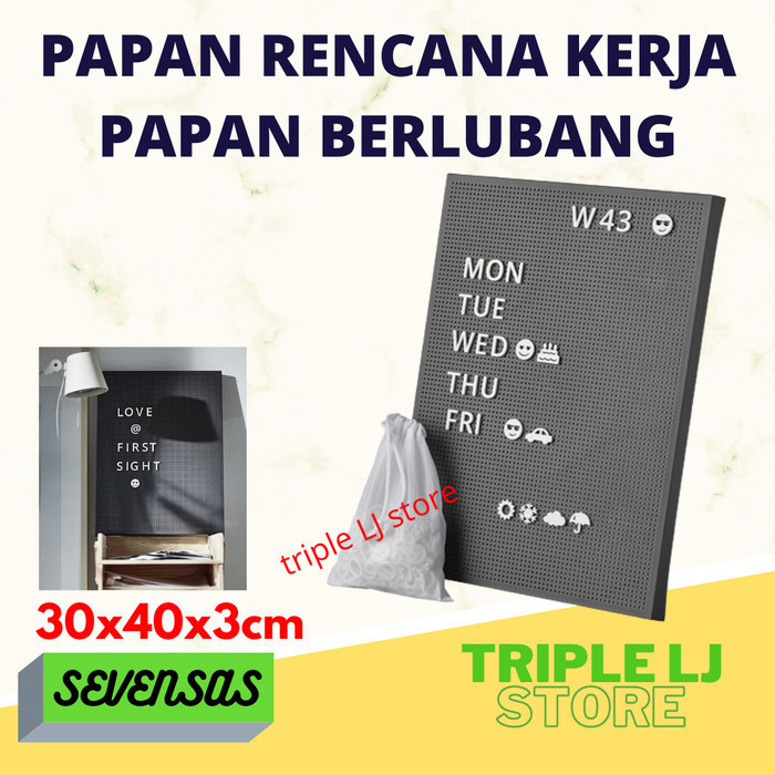 

Papan Memo Berlubang Rencana Jadwal Kerja Lengkap Dengan Huruf SVNSAS