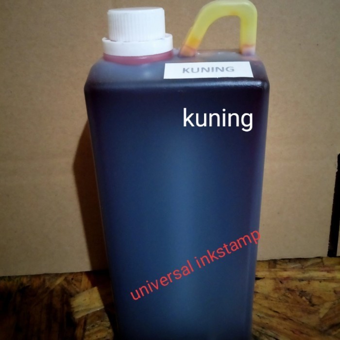 

Tinta stempel warna flash Warna Kuning 1 liter