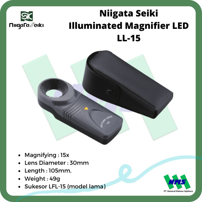 

Kaca Pembesar Niigata seiki d Magnifier LED LL-15 LFL-15