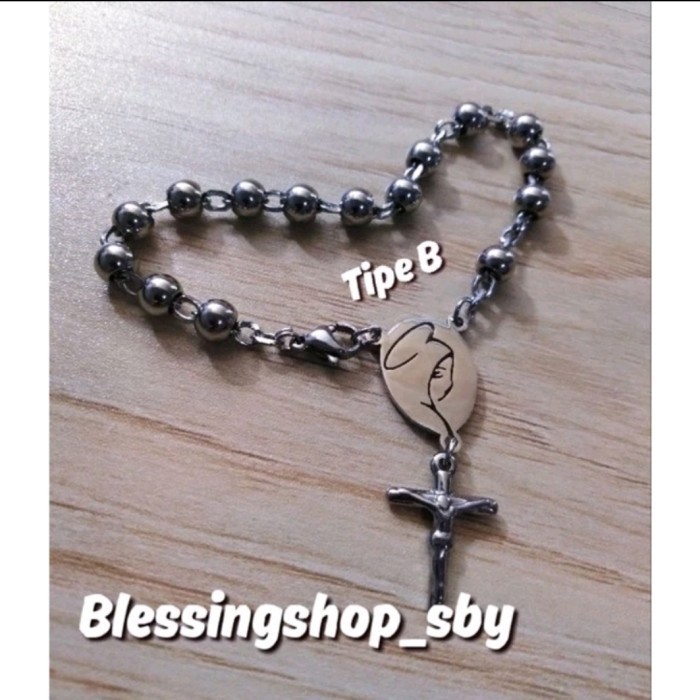 Haf Gelang Rosario Stainless Titanium Silver