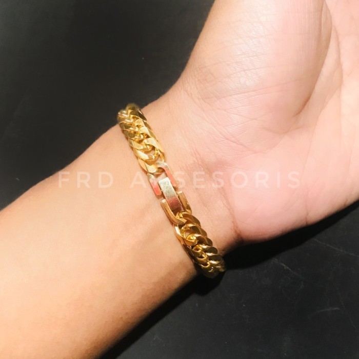 Haf Gelang Pria Titanium Gold