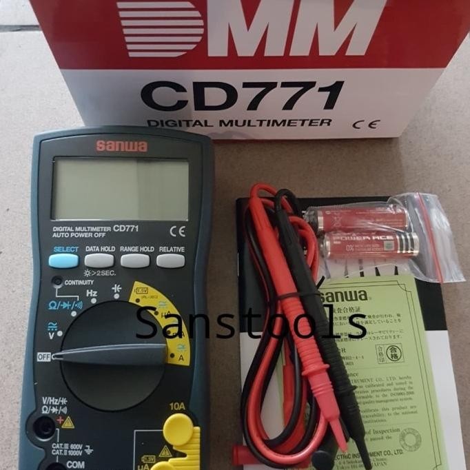 Digital Multitester / Digital Multimeter Sanwa Cd771 Original