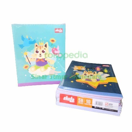

Buku Tulis Skola by SIDU 58 Lembar 1 Pak Isi 10 Buku