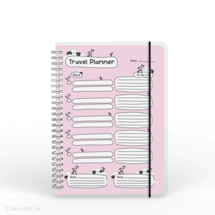 

Noteok Spiral A5 - Travel Planner