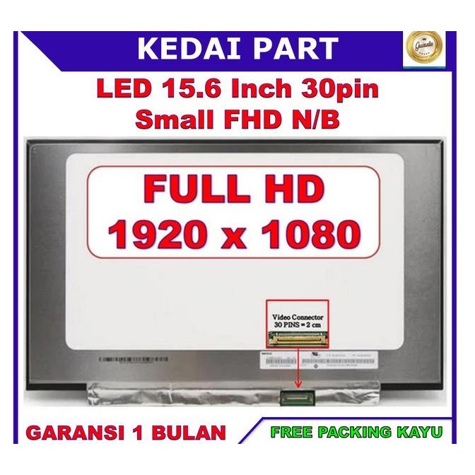 LCD LED Toshiba 15 Inch 15.6 Inch 30 pin Slim Full HD FHD Small NB MURAH