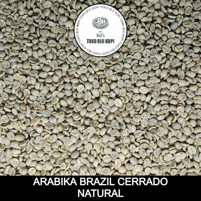 

Green Bean Arabika Brazil Cerrado Natural Process Grade 1 - 1 Kg