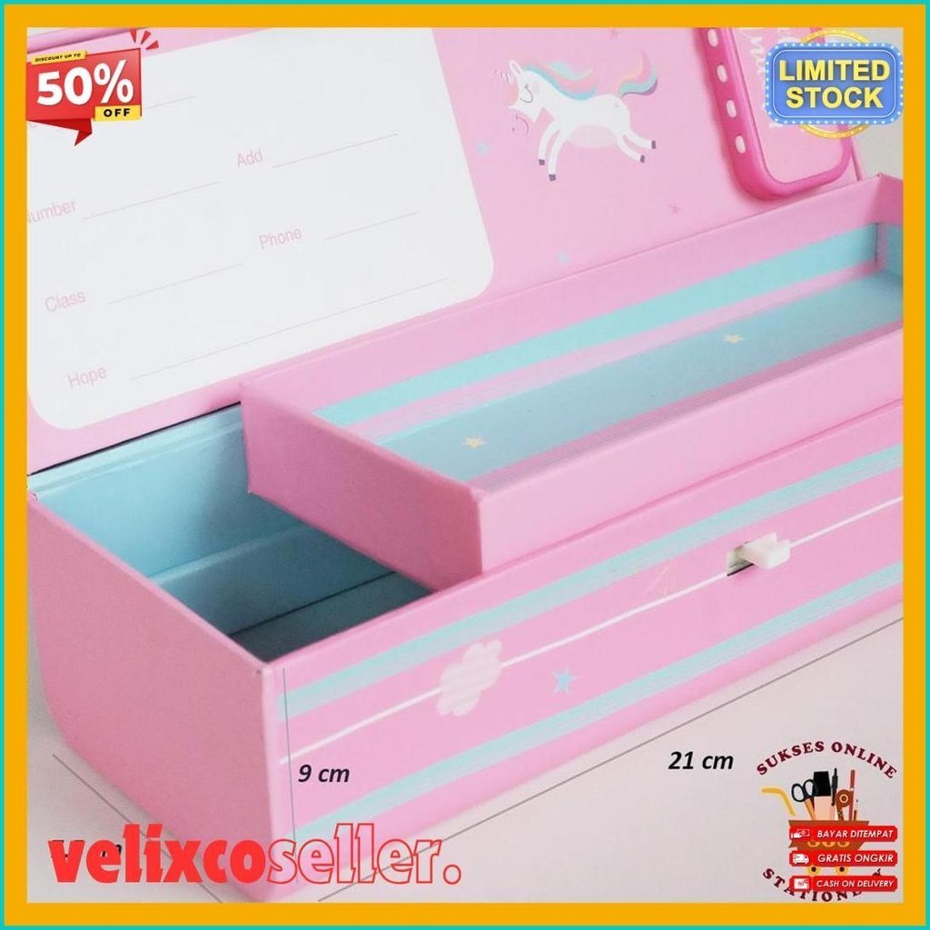 

Sos Kotak Pensil Karton Kode D-3051/ Tempat Pensil / Pencil Case/Tepak (Lagi Rame)