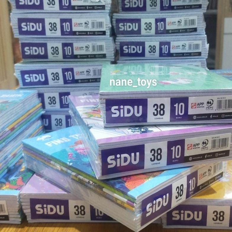 

Berkualitas Buku Tulis Sidu 38 Lembar Pack Isi 10 Buku / Buku Tulis Sidu / Buku Tulis Sinar Dunia Viral