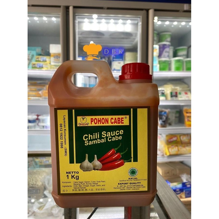 

sambal POHON CABE dirigen 1kg saus beli bis rasa lama saos mie fried c P67JM