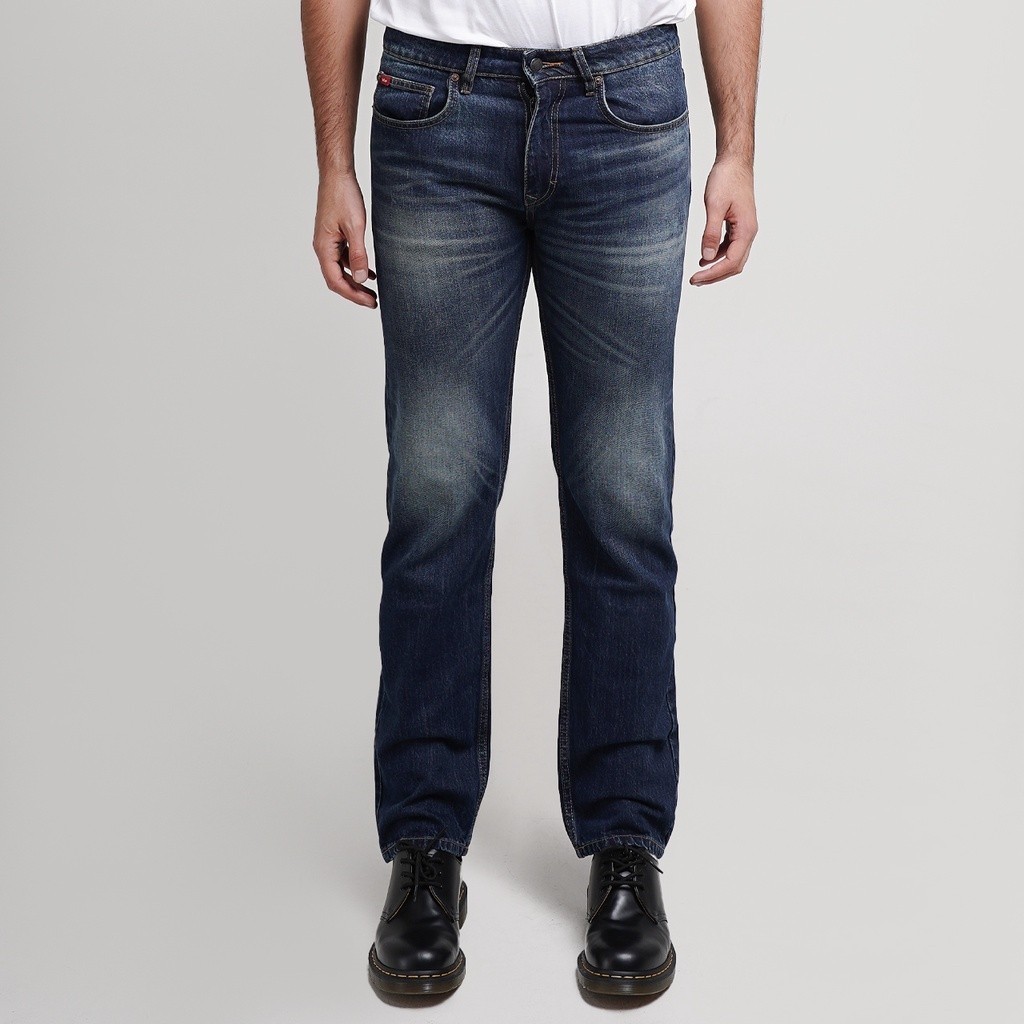 Lee Cooper Straight Fit Jeans Harry Worn Dark Blue