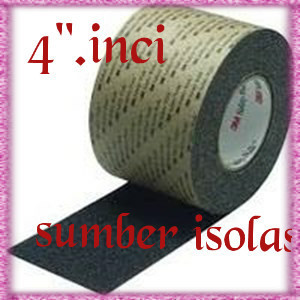 

3M Safety Walk 610 Isolasi 4,inci/ Lakban Anti Slip 3M 610 Black