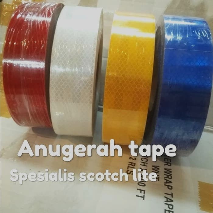 

revlek tape stiker scotch lite 3m EGP 2 inci x 45 meter