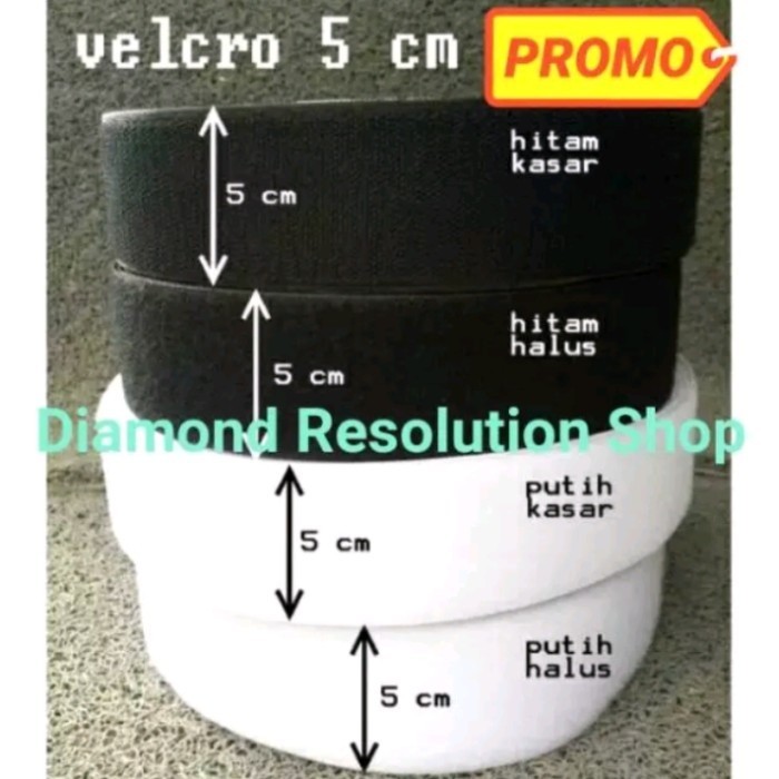 

1 SET VELCRO PEREKAT MAGIC TAPE 2 INCH 5 CM HALUS + KASAR