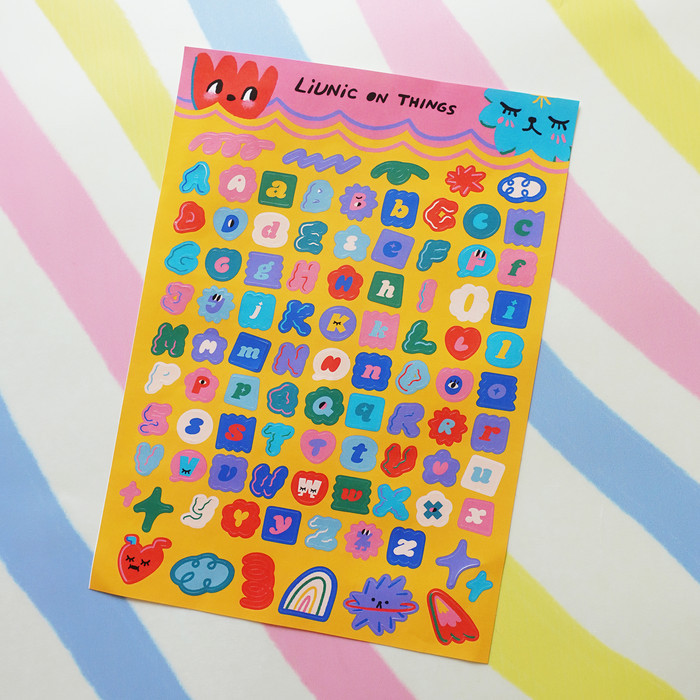 

Pastel Friends Sticker