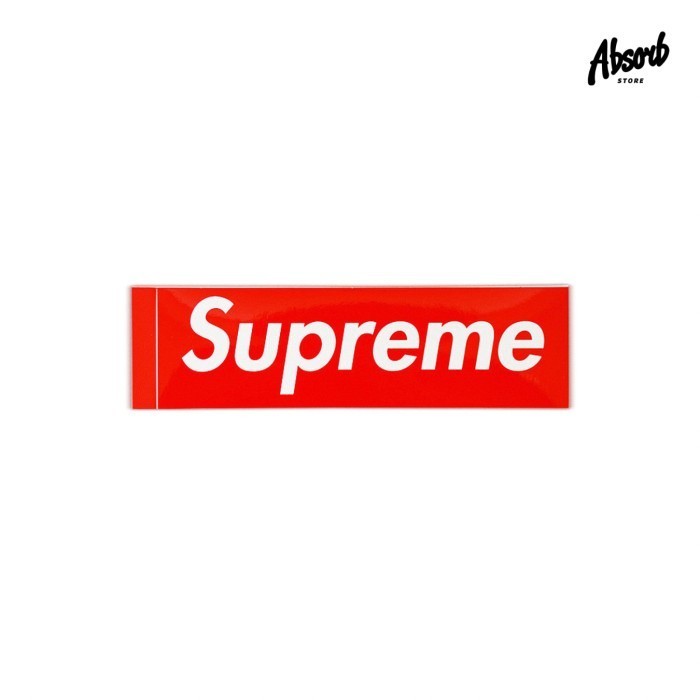 

Supreme Logo Sticker Red 100% Authentic / Original / Stiker