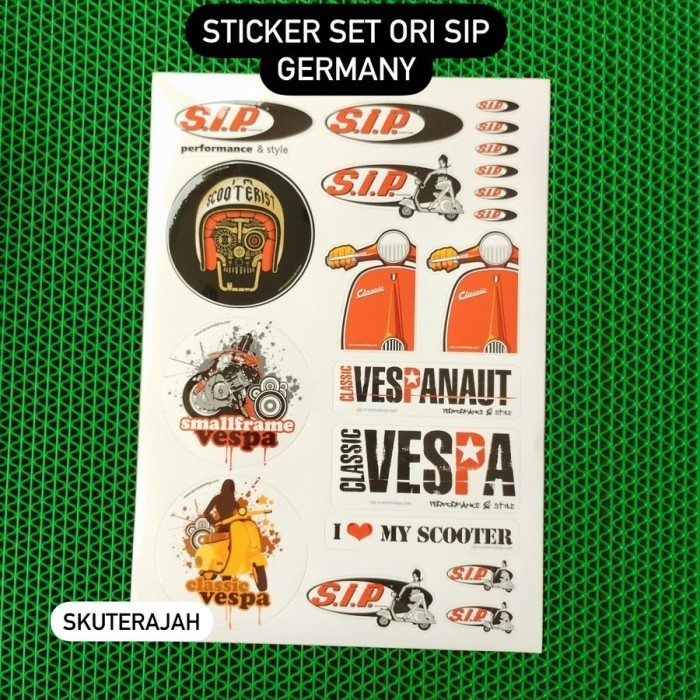 

Sticker set ORI SIP SCOOTERSHOP GERMANY