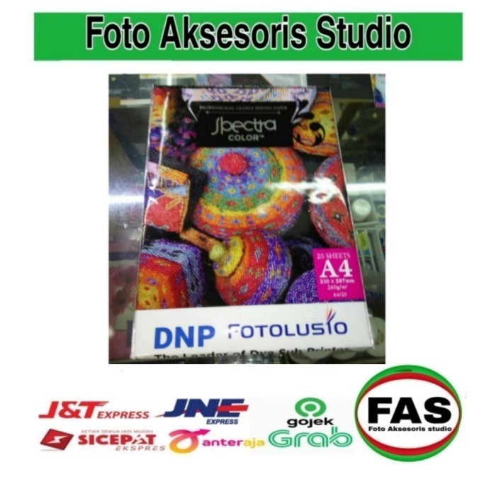 

profesional grossy photo paper spectra 260grm/A4/20set