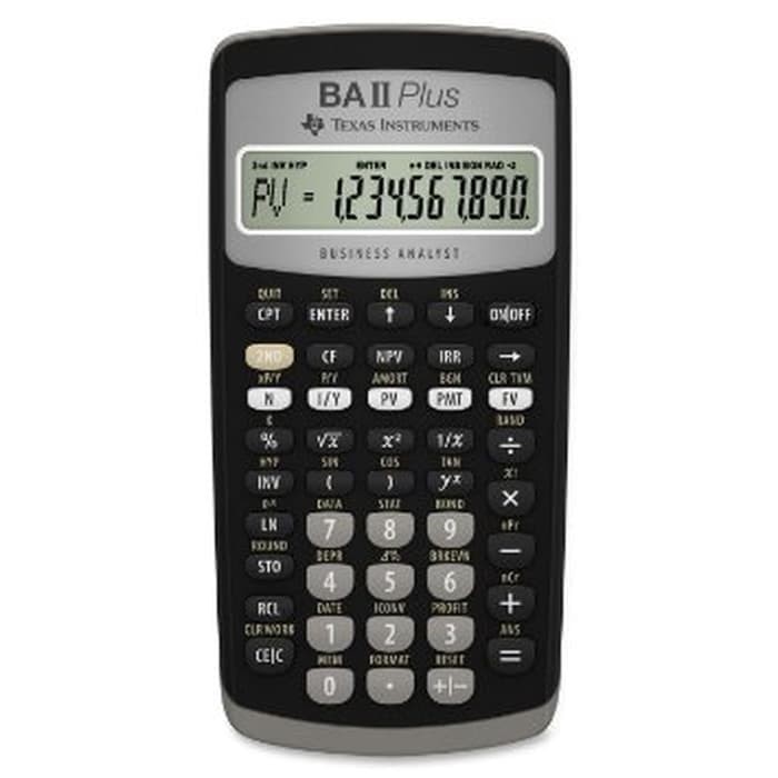 

TEXAS INSTRUMENTS BA II PLUS Standard - Kalkulator Keuangan FINANCE