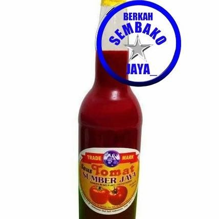 Saos Tomat Sumber Jaya Makassar 620Ml/Saos Merah Nasi Goreng