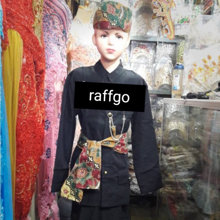 Baju Adat Betawi Anak Laki Set