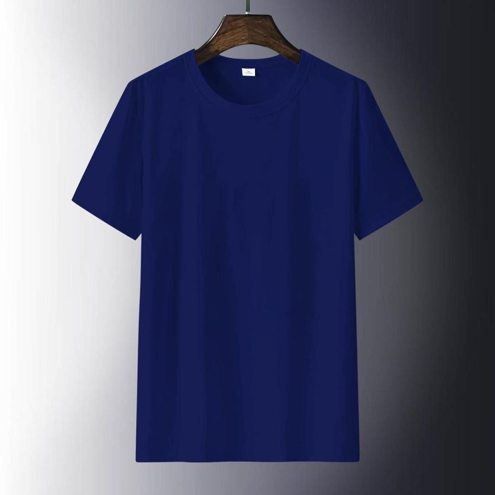 TRG - liso.wear - [1Paket 5pcs 100rb ] Baju kaos kerah bulat polos pria wanita lengan pendek kasual 