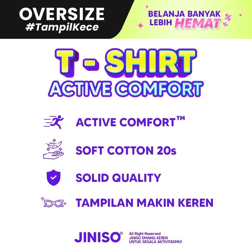 TRG - JINISO Kaos Oversize T-Shirt Classic TERLARIS