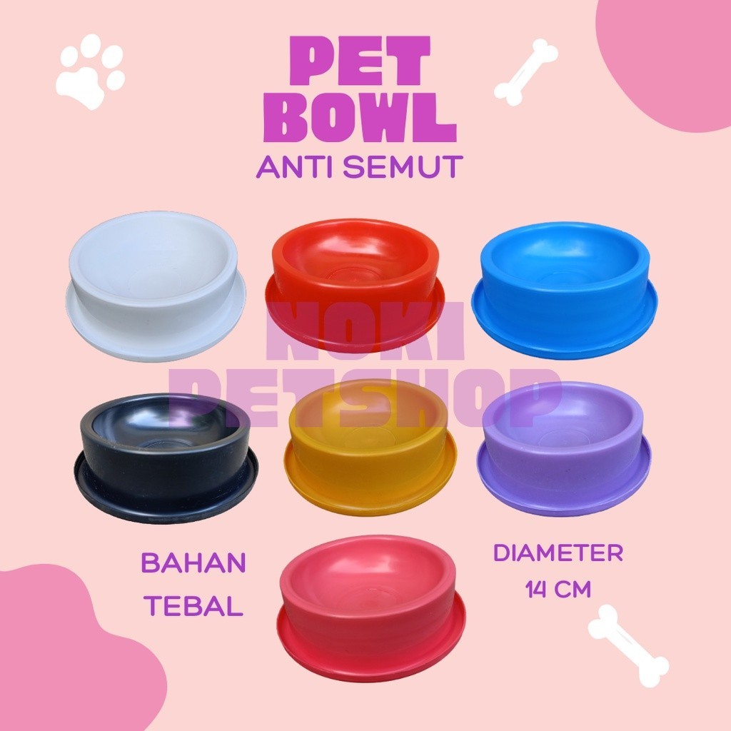 [GROSIR] TEMPAT MAKAN KUCING ANTI SEMUT SINGLE | ANTI LICIN PET BOWL LUCU PRAKTIS OTOMATIS STAINLESS