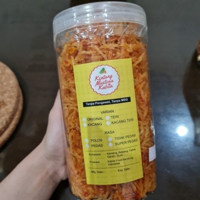 

EKSLUSIF Kentang Mustofa Kabita Original (Toples 1.000ml)