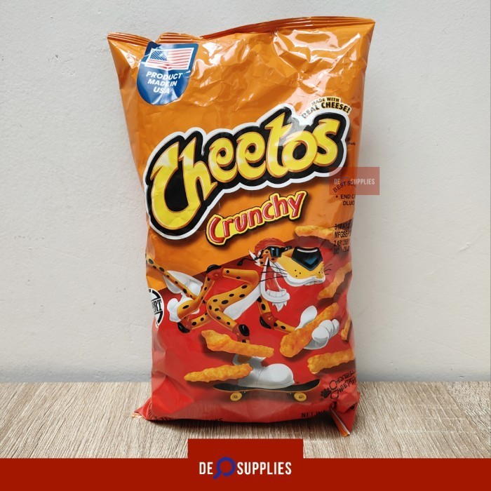 

GRATIS ONGKIR Cheetos Crunchy Real Cheese 8oz - Snack Cheetoz Cheddar USA 226gr