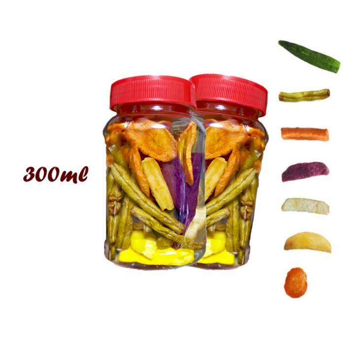 

BERGARANSI Crunchy Veggie Snack Keripik Sayur Buah Krispi Cemilan Diet Snack Diet