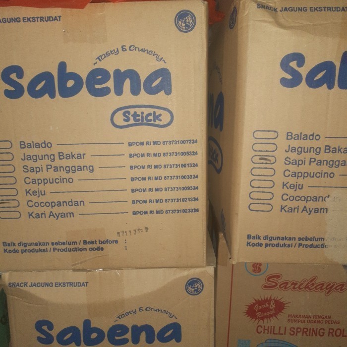 

HEMAT SNACK SABENA 360gr 1 DUS ISI 5 BUNGKUS