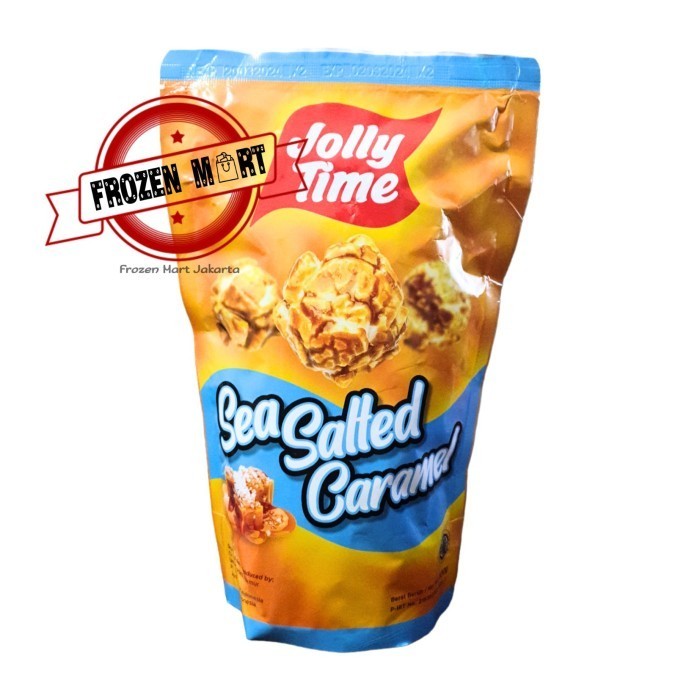 

TERUJI JOLLY TIME SeaSalt Caramel Popcorn / Cemilan Jagung PopCorn 100Gr