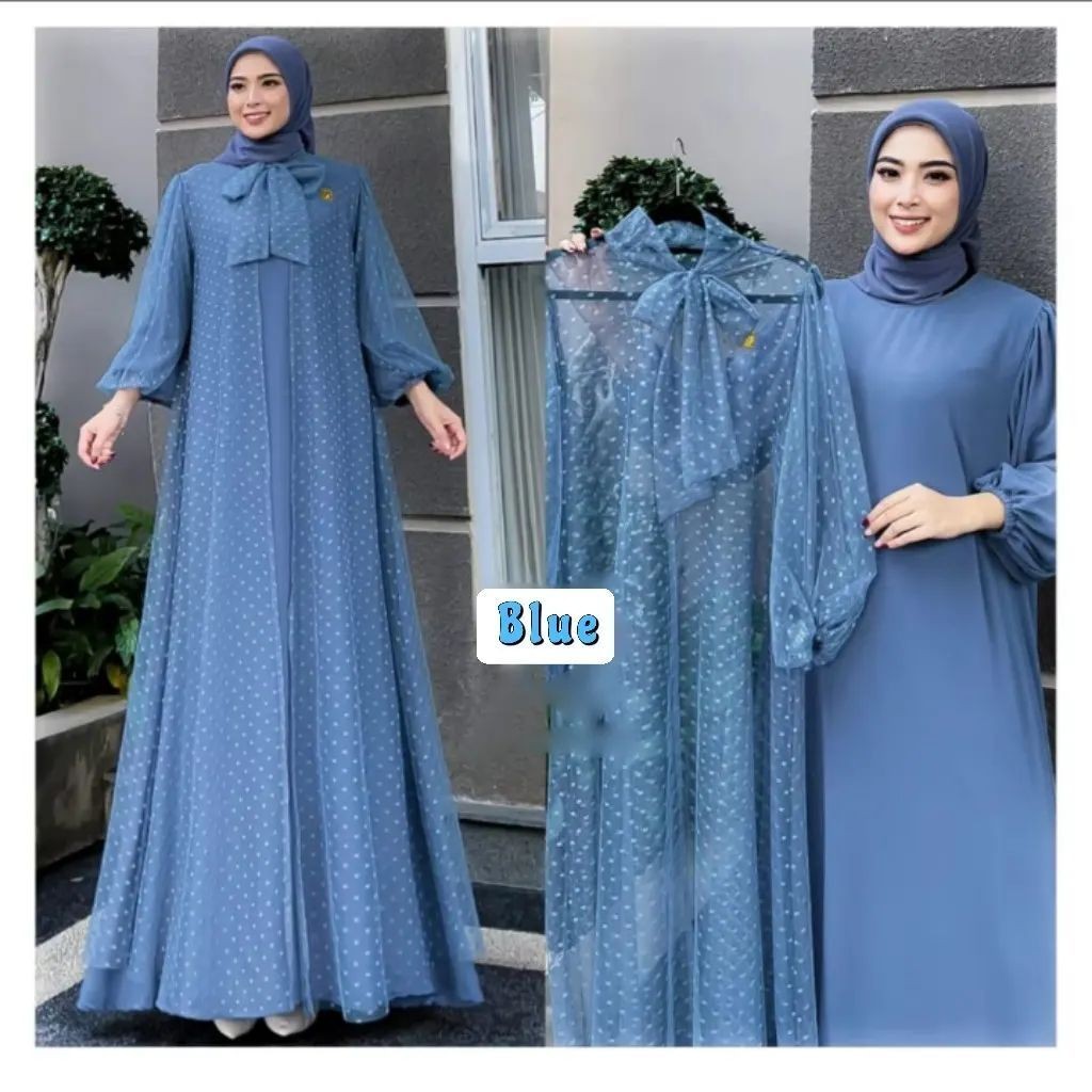 Gamis Wanita Grils Gams Set Gamis Ghamis Pakaian Muslim Garmes Mididress Games Jumbo Idul Adha Dress