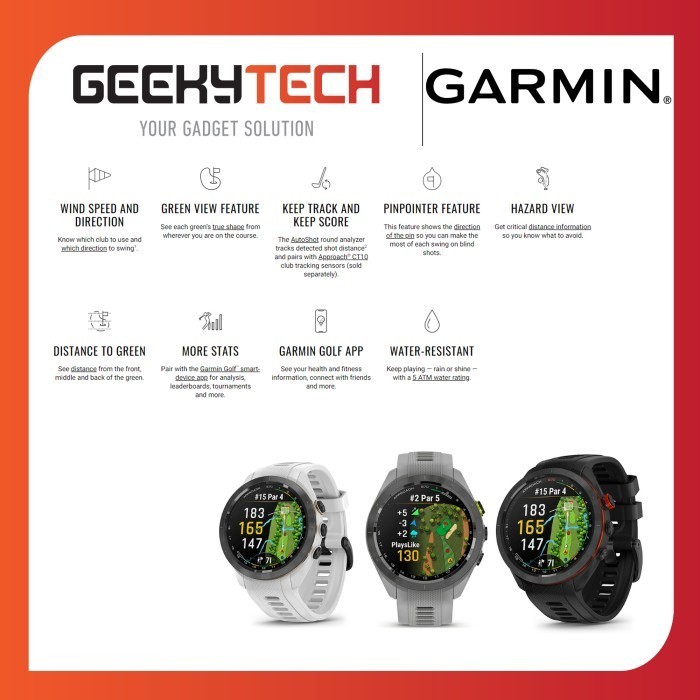 Garmin Approach S70 - Golf Watch - Garansi Resmi Tam