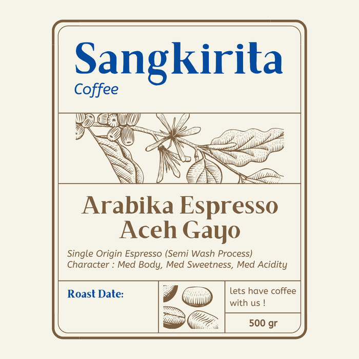 

Kopi Bubuk Arabika Espresso Aceh Gayo 500 Gr