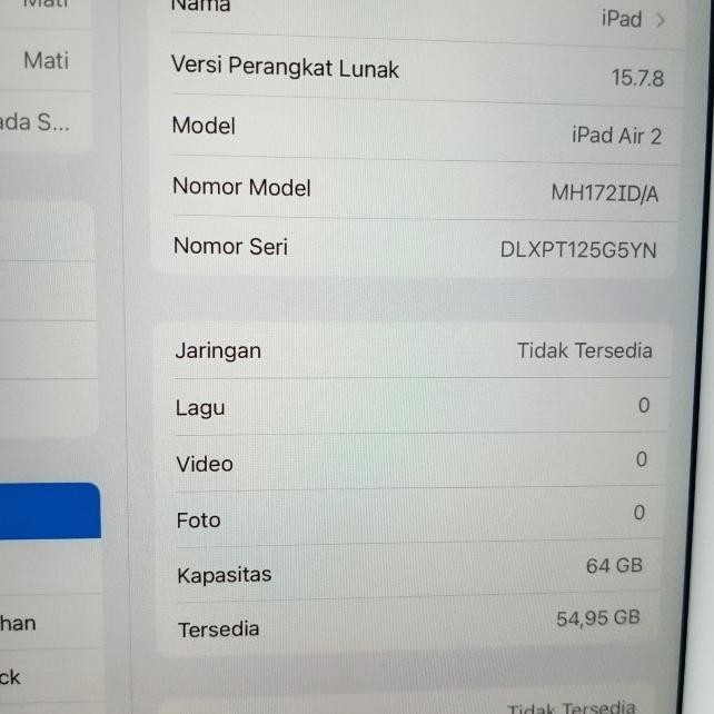 Ipad Air 2 Ibox 4G+Wifi Second