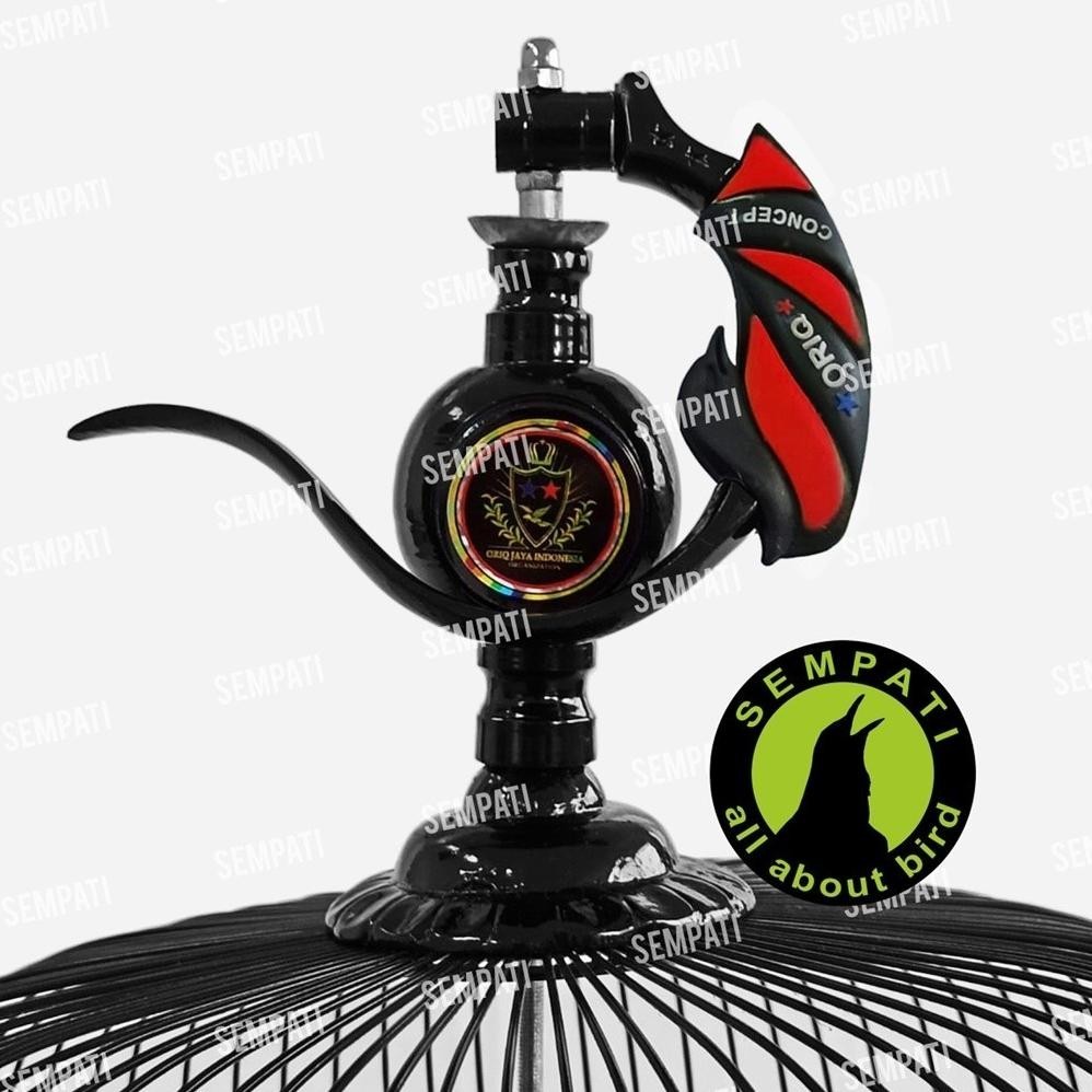 Gantungan Sangkar Kandang Burung Concept Sporty Oriq Jaya Fullset Pion Batik Cantolan Gantungan Sang