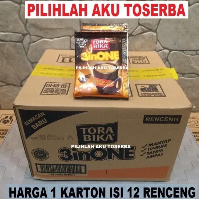 

Torabika Kopi 3 In 1 Renceng 20Gr (Harga 1 Dus Isi 12 Renceng)