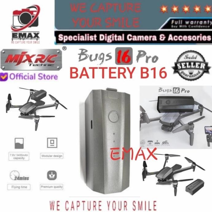 Mjx Bugs 16 Pro Drone Battery B16 Pro Baterai Lipo 11.4V 3200Mah Ori