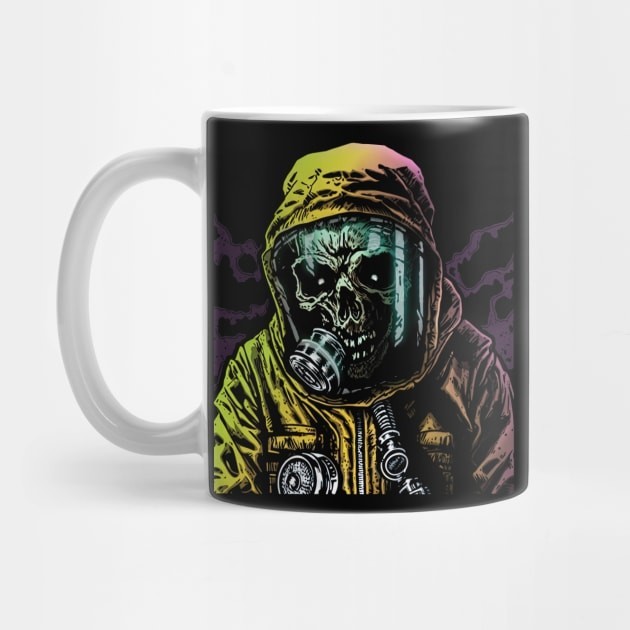 Mug Kopi Hazmat Carl (Untuk Latar Belakang Gelap). Hazmat Carl (For Dark Background) Coffee Mug