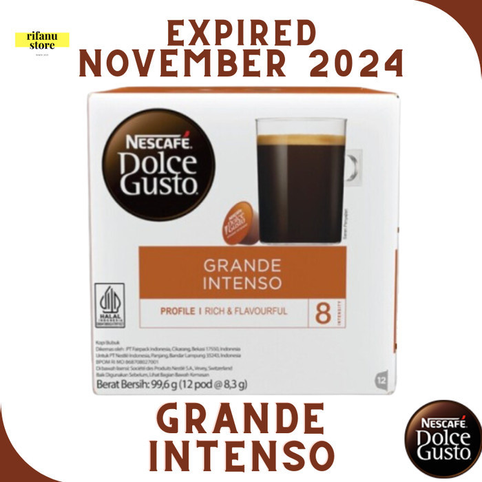 

Nescafe Dolce Gusto Grande Intenso Capsule Coffee Ndg 1 Box Original