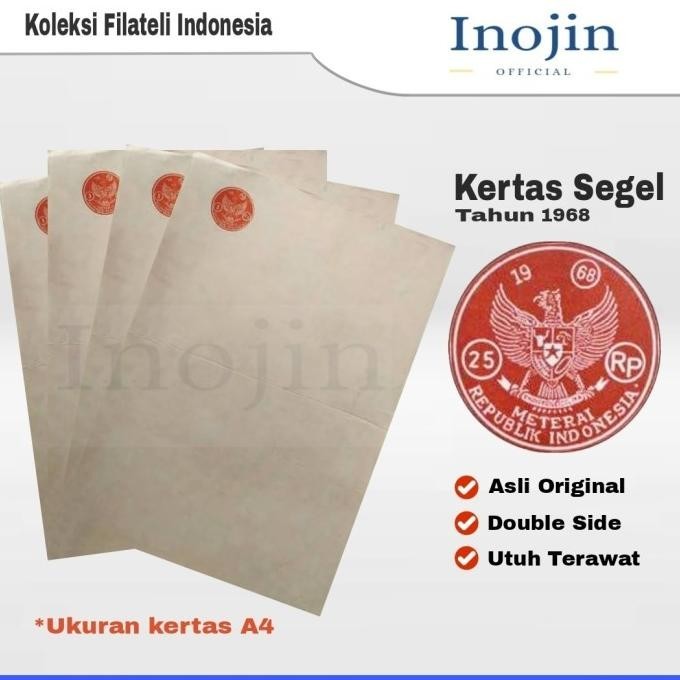 

Best Produk Kertas Segel Tahun 1968 Asli