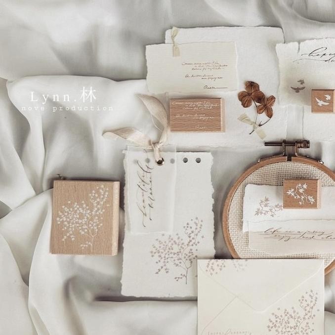 

Ready (Siap Kirim) Nove Lynn Series Rubber Stamp And Clip