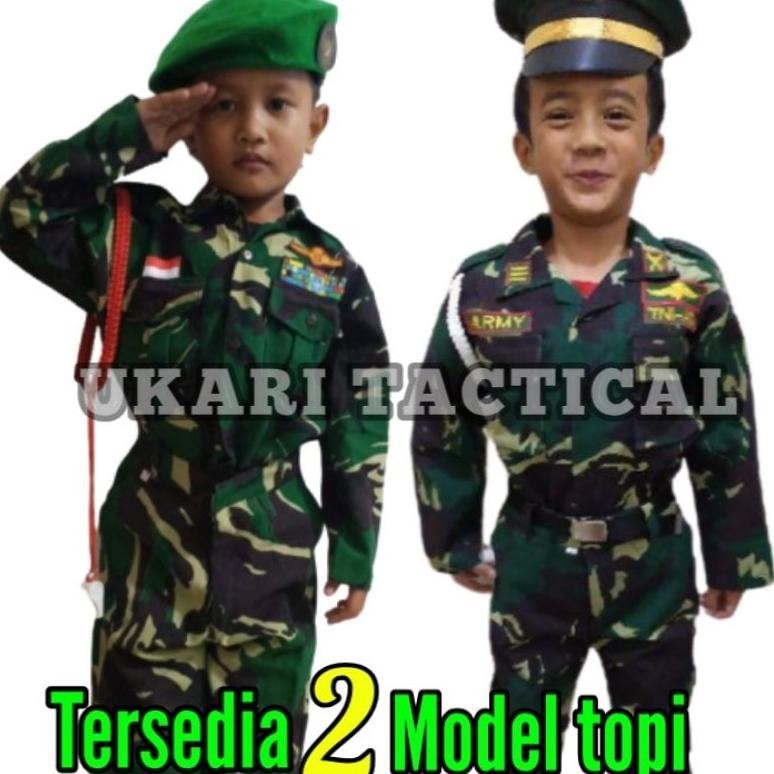 Terlengkap Baju Polisi Anak Kecil Masinis Pocil Kostum Profesi Anak Tentara Army Indomaret Alfamart 
