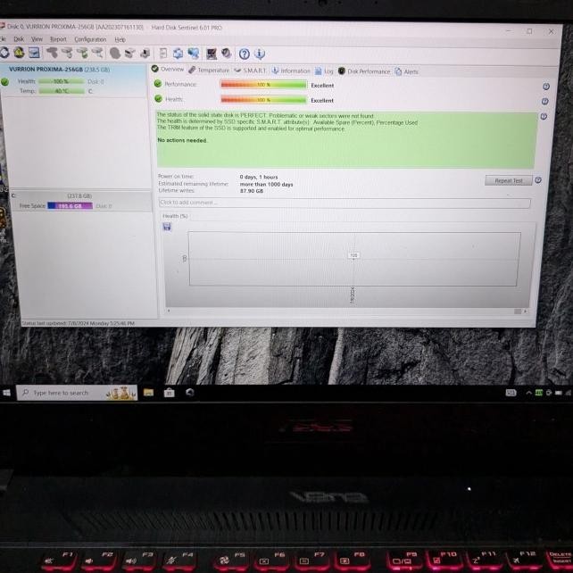 Laptop Gaming Asus Tuf Fx505Dt Amd Ryzen 5 3550H 8 Cpus Gtx 1650 Ram 8Gb Ssd 256Gb Rgb