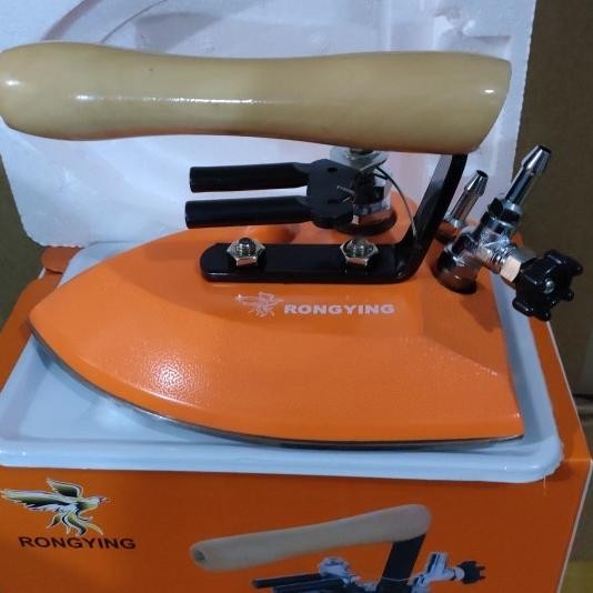 Setrika Uap Laundry / Gosokan Uap Laundry Rongying (Pakai Boiler&Gas)