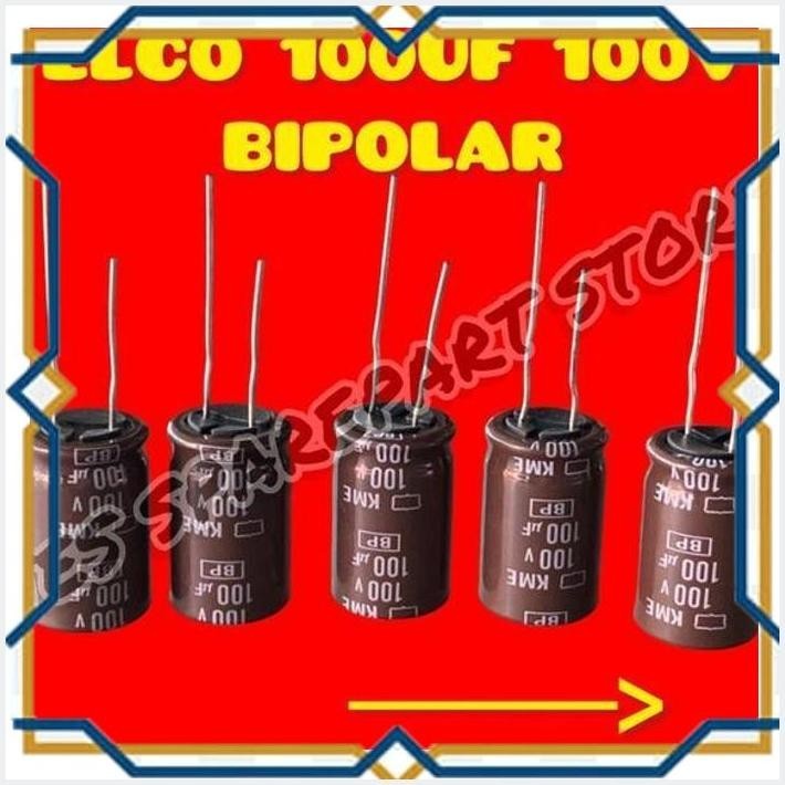 [JEW] ELCO 100UF 100V BIPOLAR NIPPON CHEMICON