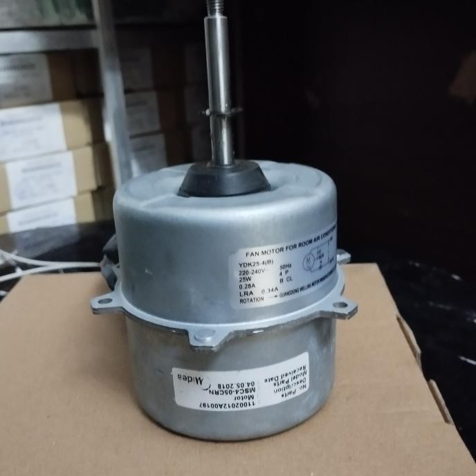 DINAMO FAN OUTDOOR AC MIDEA YDK25-4(B) 25W (MSC4-05CRN) ORIGINAL